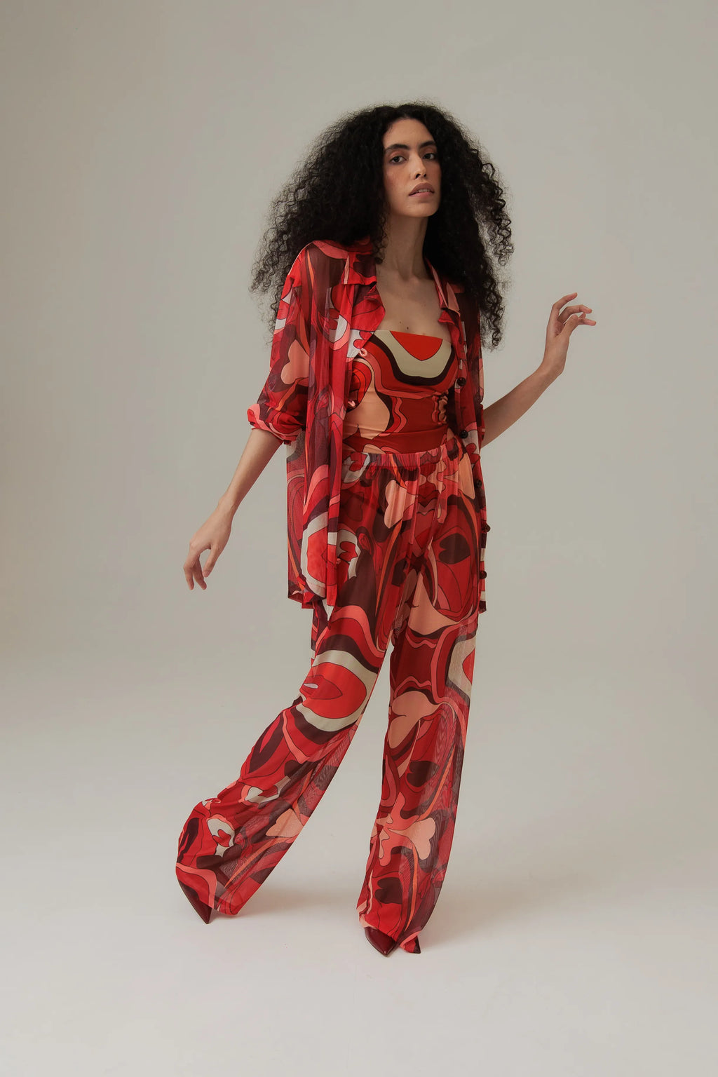 Camisa Botão Manga Curta