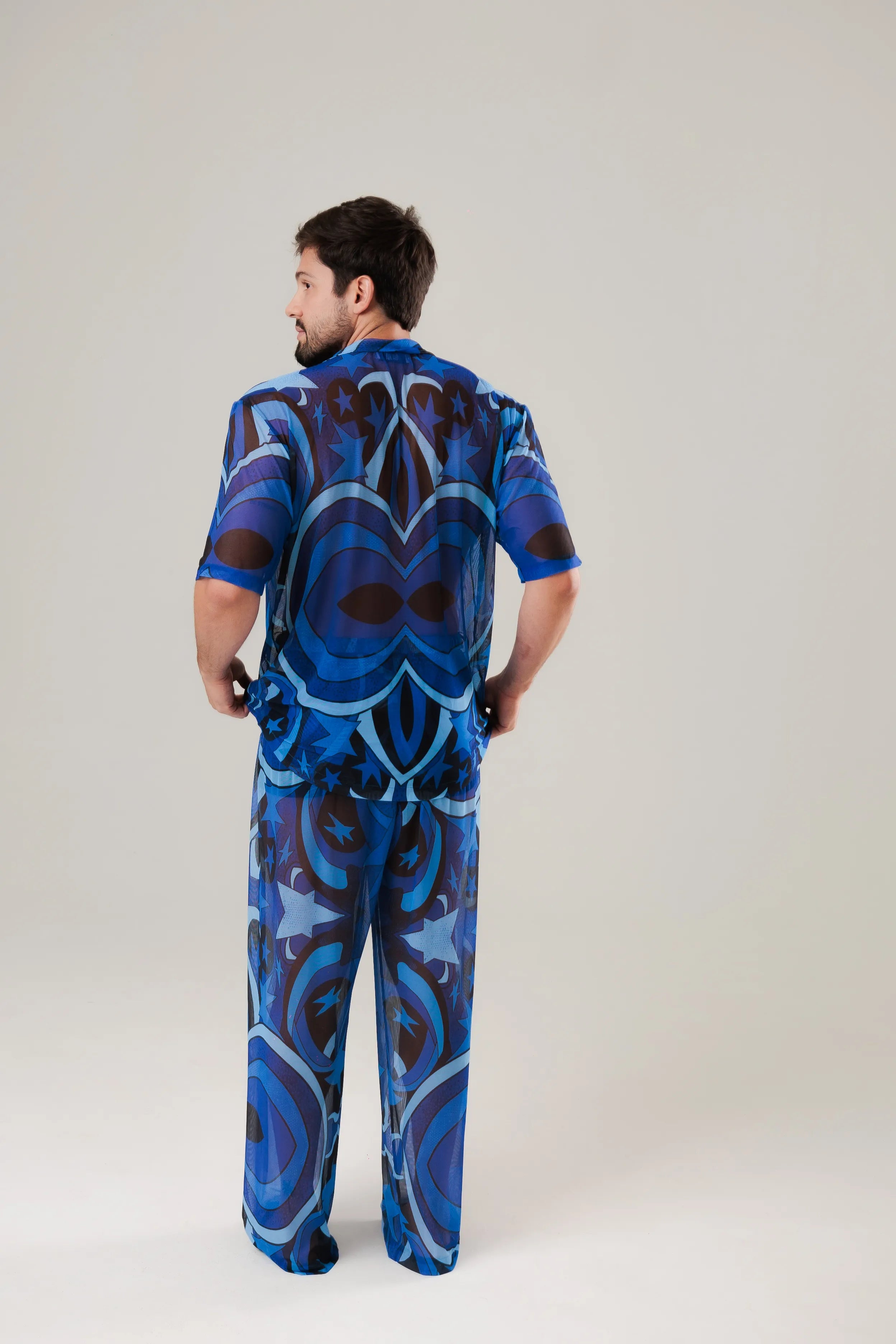 Camisa Botão Manga Curta