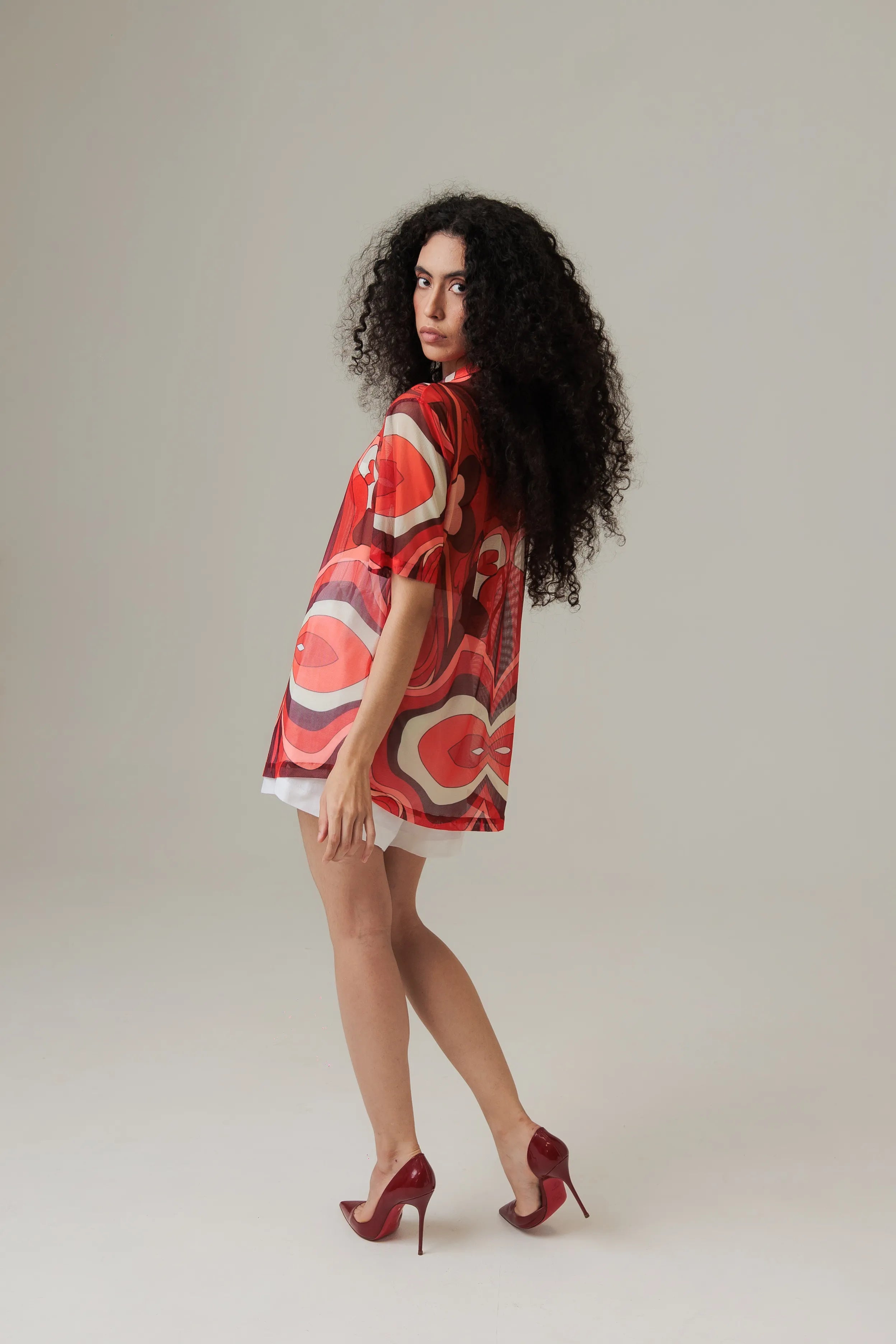 Camisa Botão Manga Curta