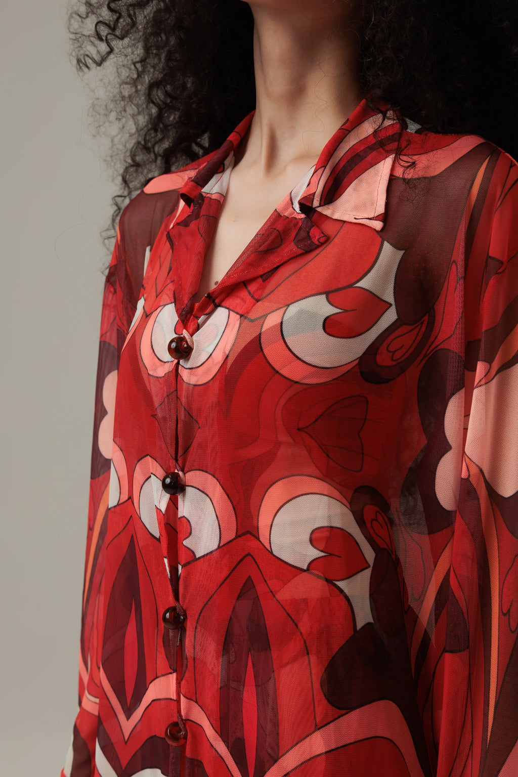 Camisa Botão Manga Longa