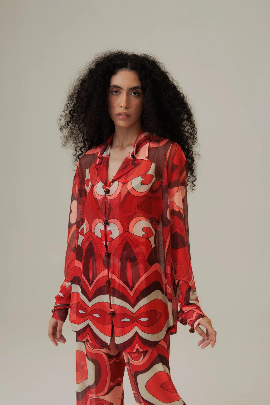 Camisa Botão Manga Longa