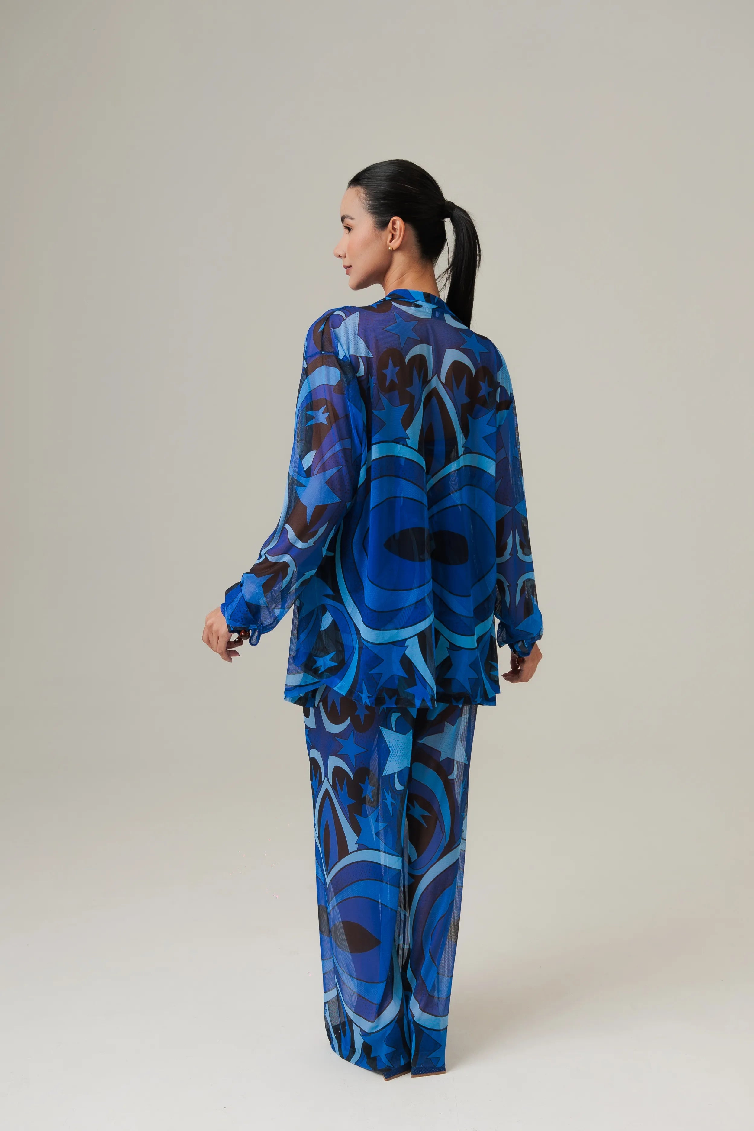 Camisa Botão Manga Longa