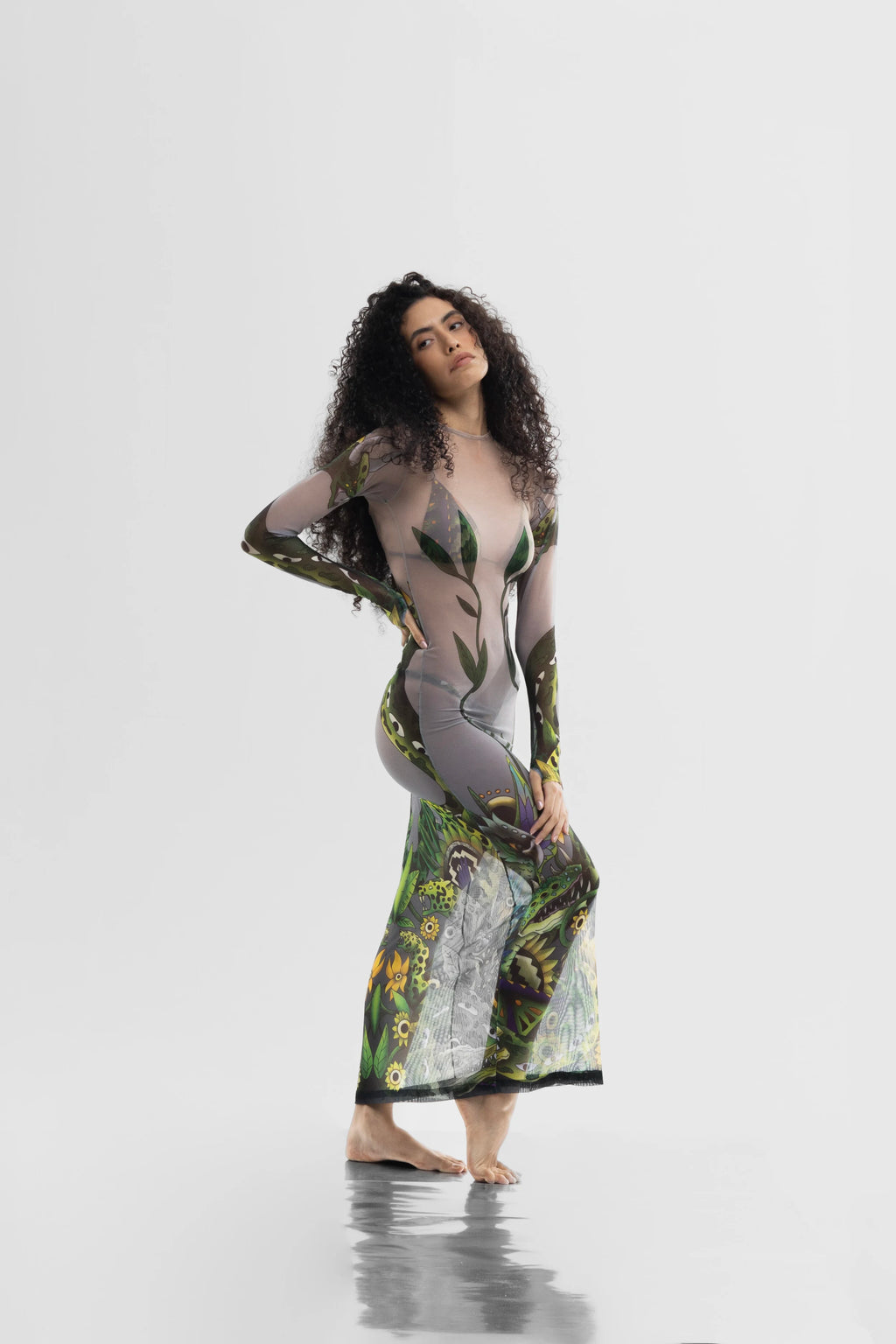 Vestido Manga Longa Encantaria