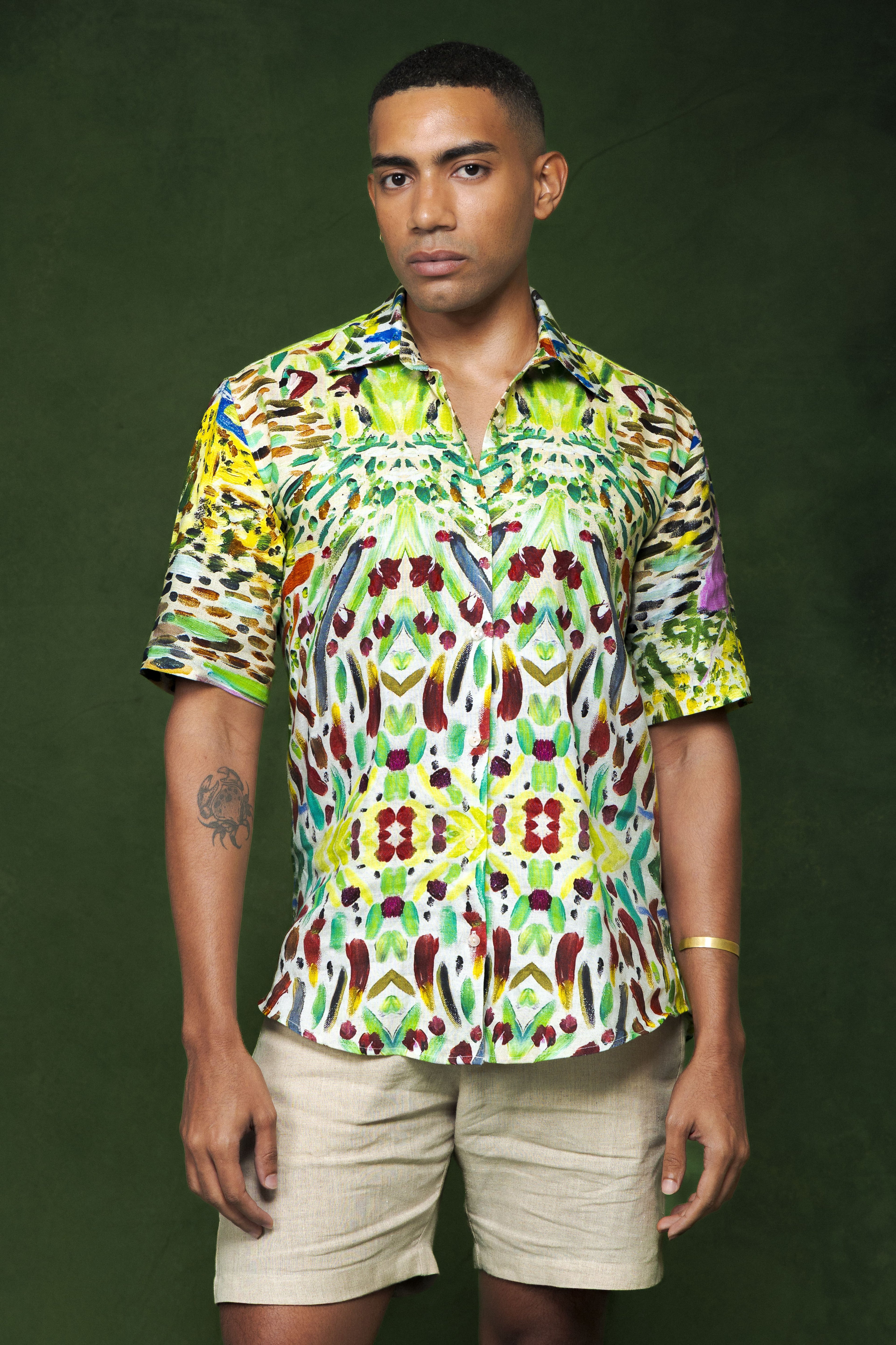 Camisa Manga Curta Aurora