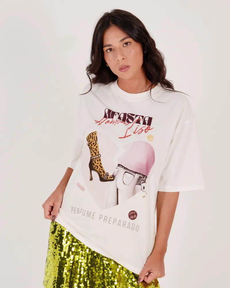 Camiseta Afasta Homem Liso