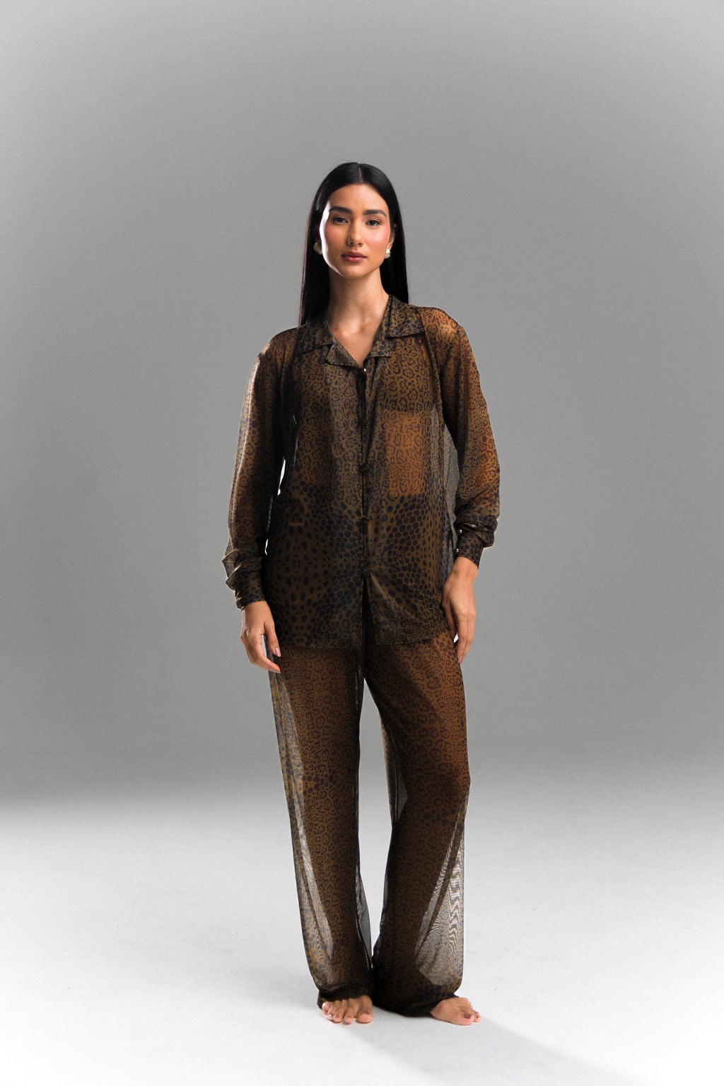 Camisa de Botão Selvagem