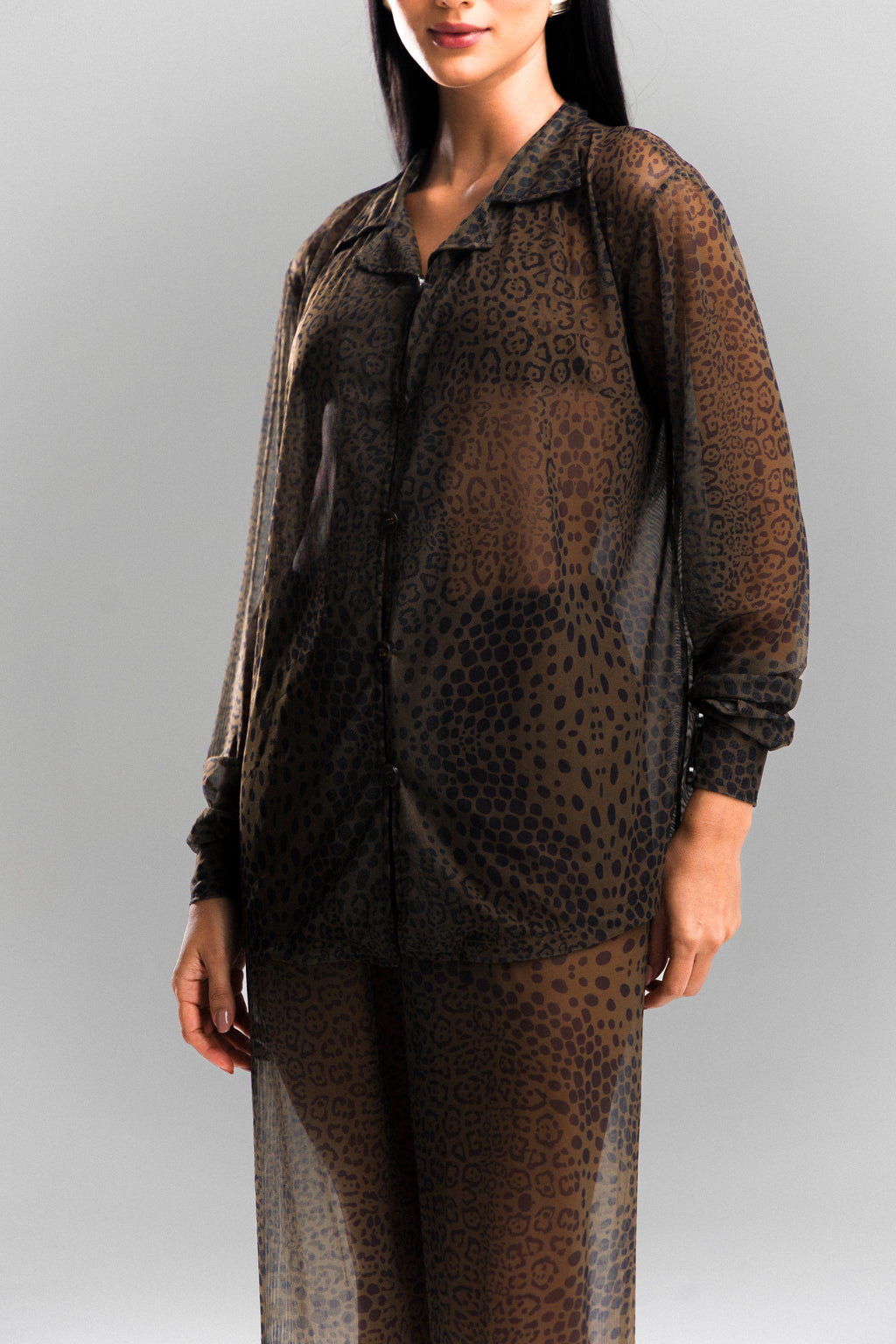 Camisa de Botão Selvagem