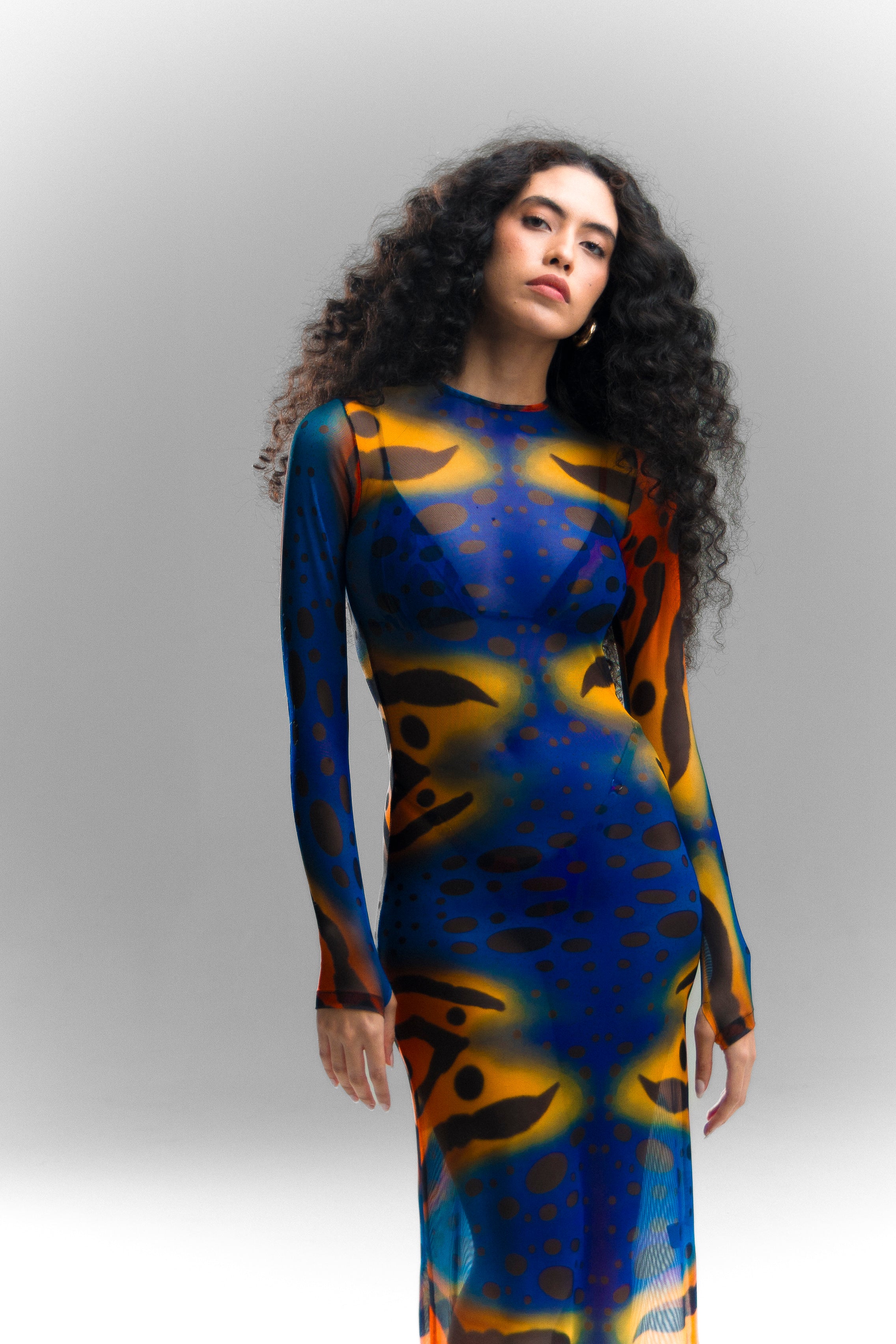 Vestido Manga Longa Veneno