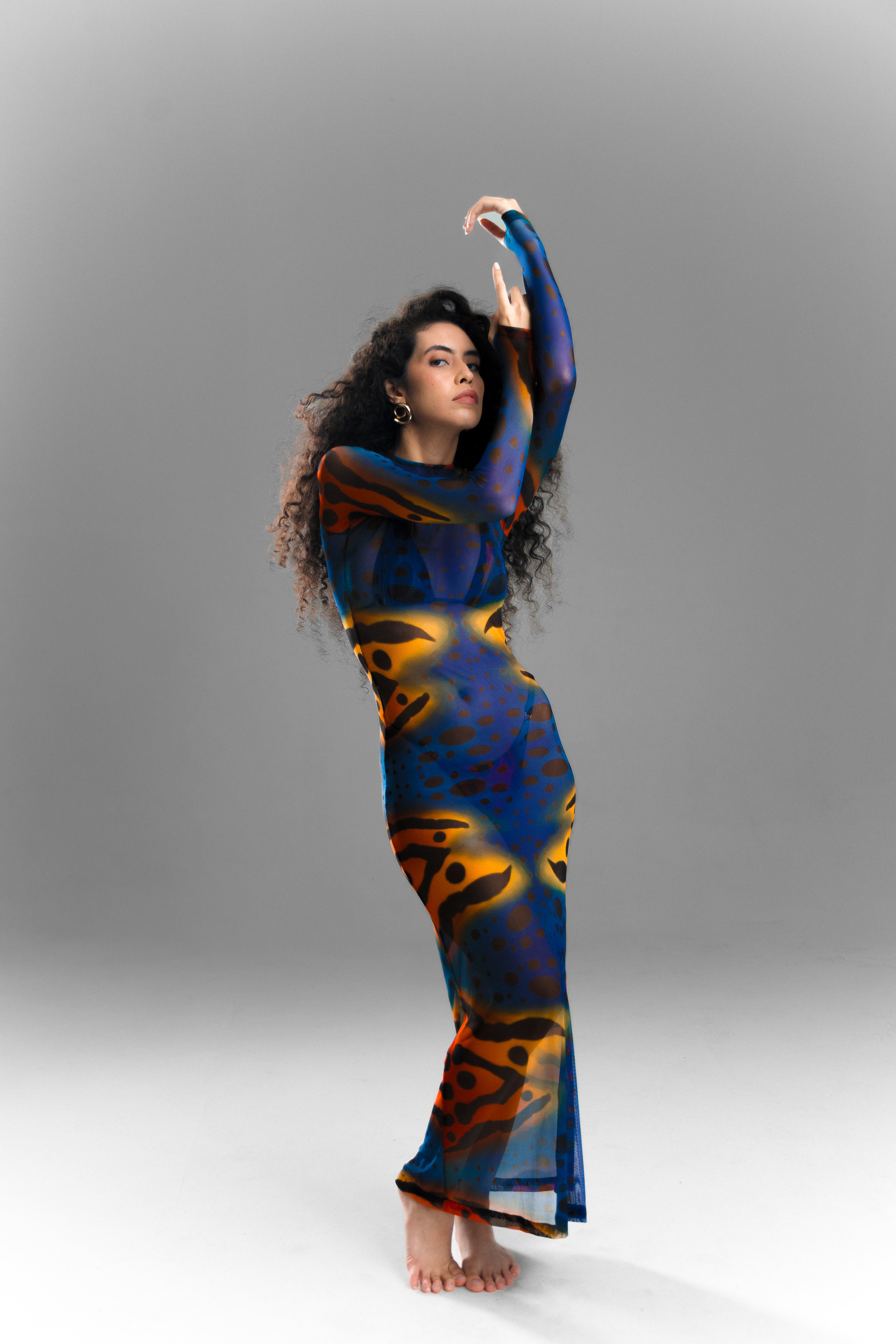 Vestido Manga Longa Veneno