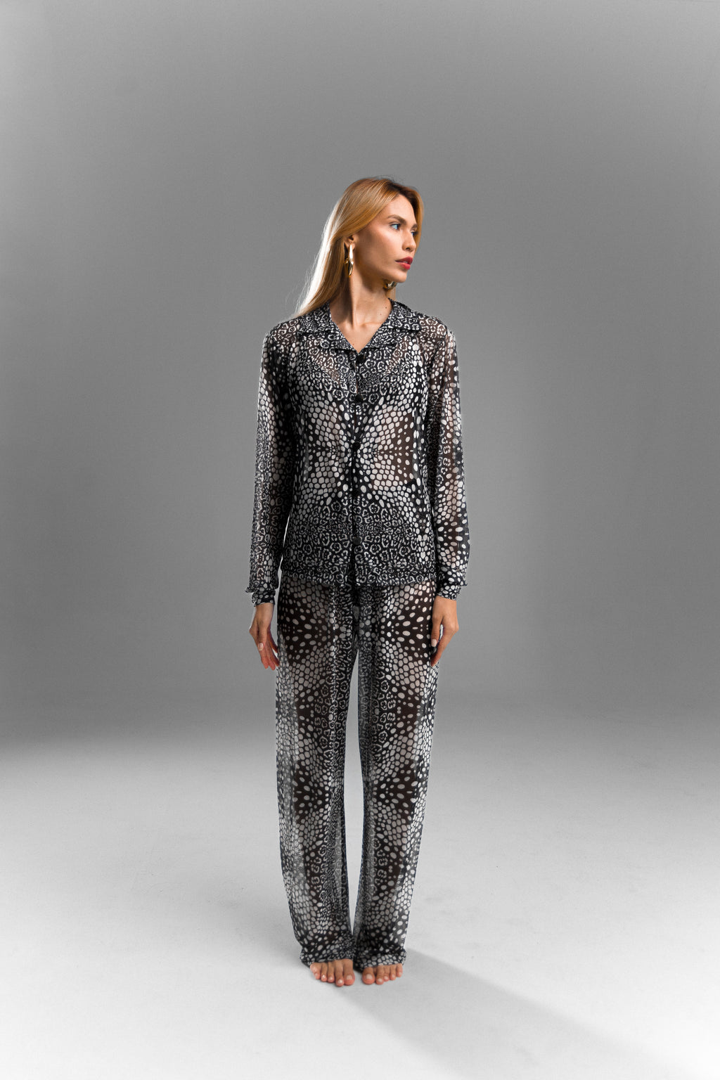 Camisa de Botão Selvagem