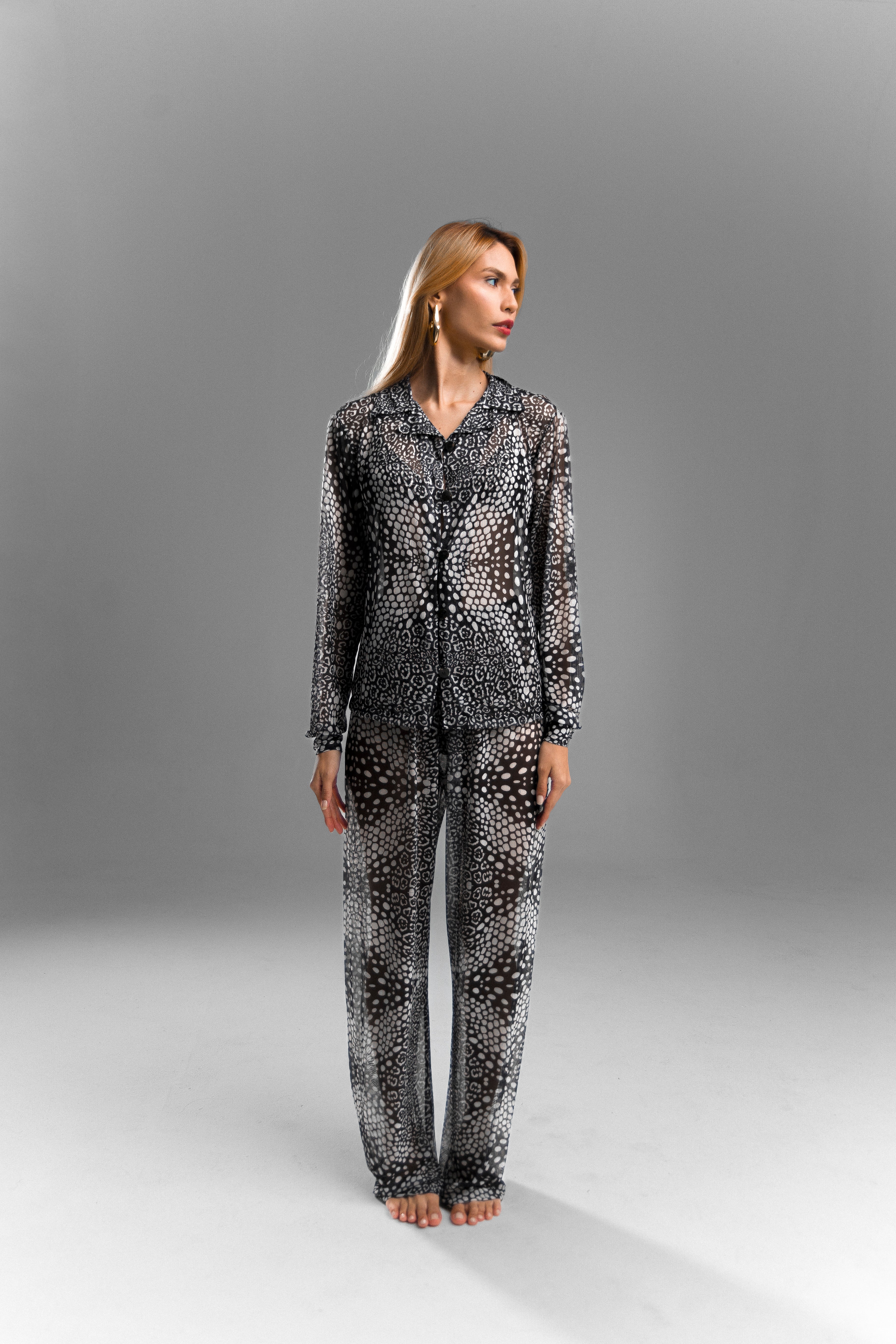 Camisa de Botão Selvagem