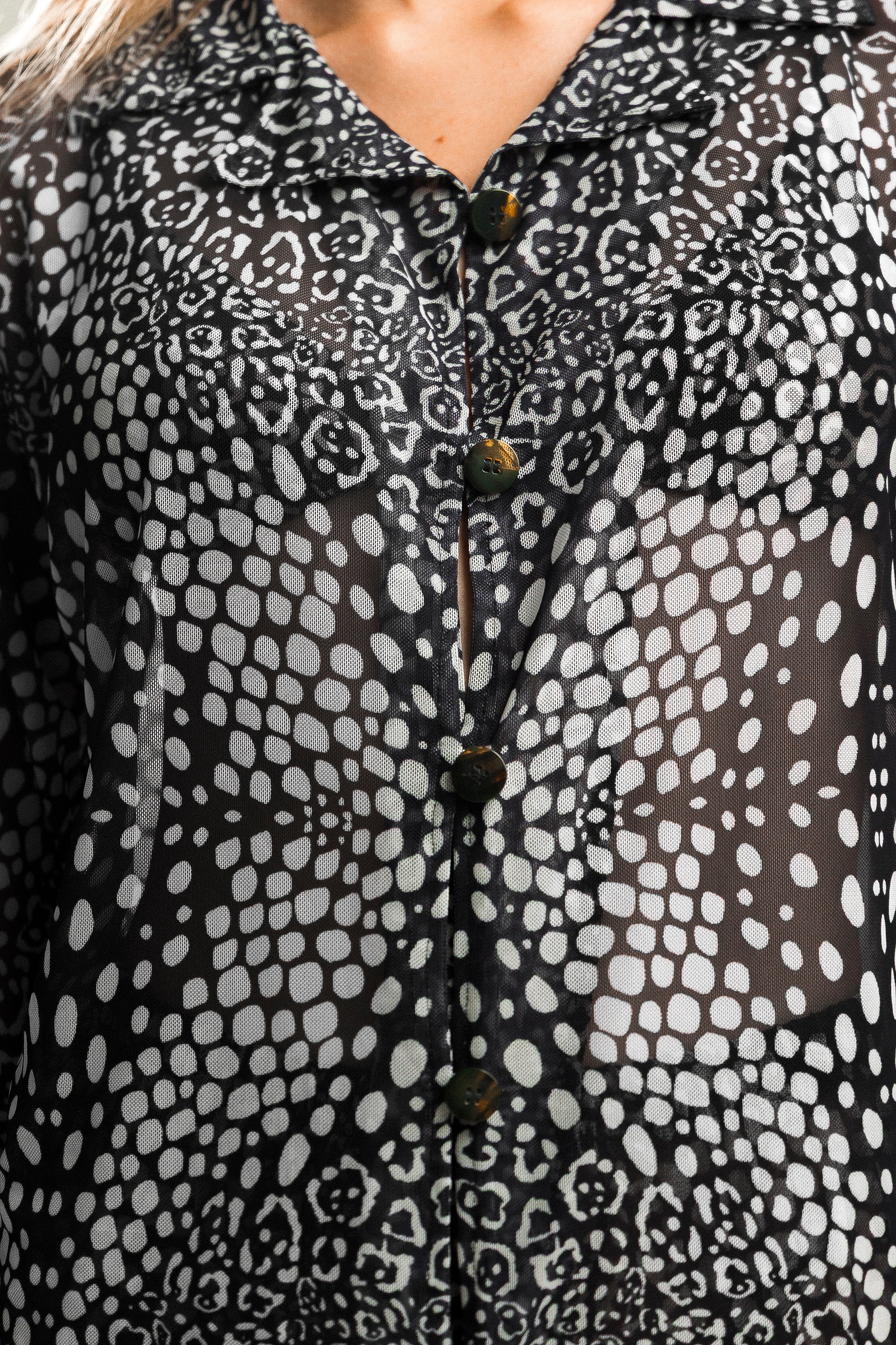 Camisa de Botão Selvagem